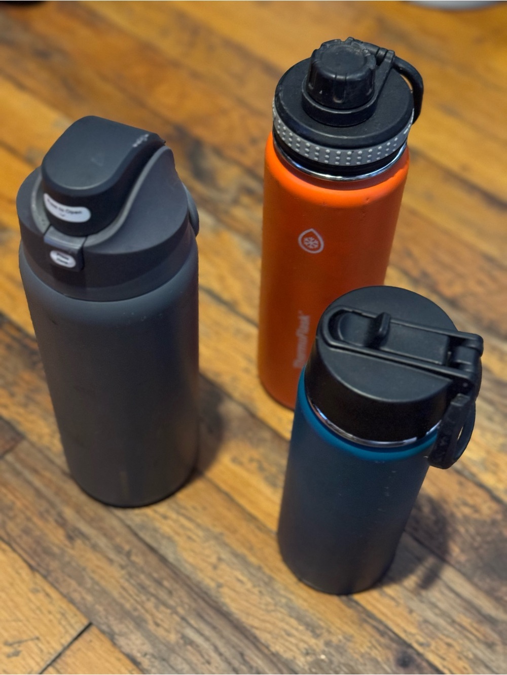 Lot of 3 water bottles